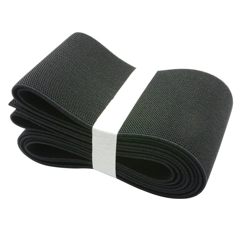iCraft Strapcrafts 3-Inch Wide by 2-Yard Colored Woven Elastic Band,Black 13110 - Image 5